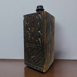 antique wooden table lamp lamp base from Nuristan Afghanistan Swat velly pakistan No:19/8