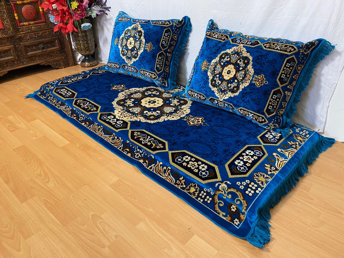 Set of 3 Pcs 1x Mattress 2x cushions orient Afghan nomad Etsy