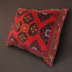 orienter les nomades afghans de tapis Tukmeish noués à la main veulent un coussin de mariage, un coussin de siège, un coussin de sol, un coussin de 1001 nuits d'Afghanistan BS/6