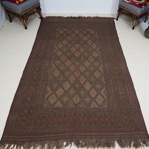 275x170 cm (108,2&quot; x 66,9&quot; inch)  tribal Nomadic Baluch nomads belotsch sumakh Balouch Vintage Kilim rug from Afghanistan No-TM-10