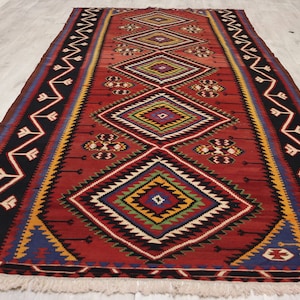 10,8x5,8 ft antique  huge very rare oriental Fine  nomadic caucasian Kilim rug Carpet  No:811