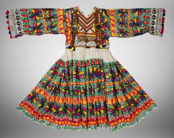 antique hand embroidered nomadic Kuchi Ethnic  wedding dress from Afghanistan No-WL21/2