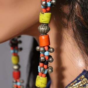 Turkman Vintage Kopfschmuck – Handgefertigter Tribal-Hut Mit Glocken & Perlen, Für Kostüme & Tanz