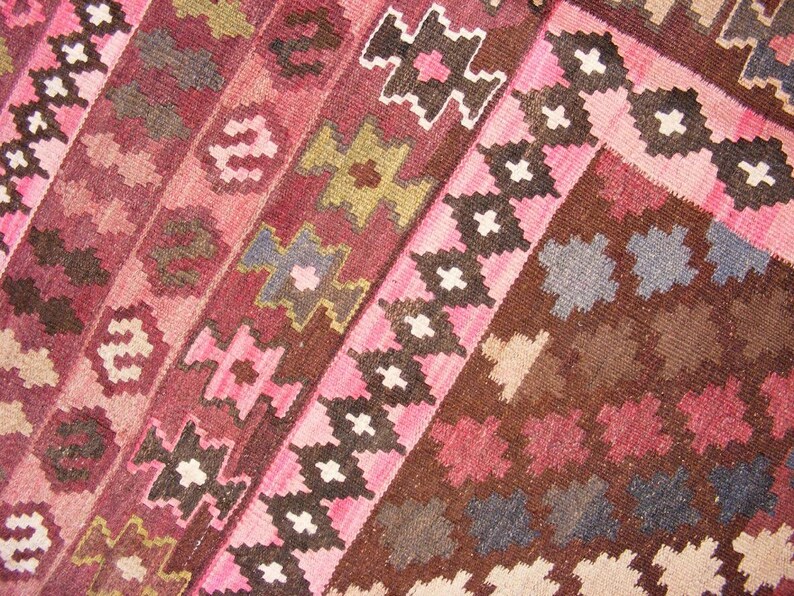 10x6,5 ft huge very rare oriental Fine Afghan natural colors Ghalmouri nomadic Kilim No:243 image 14