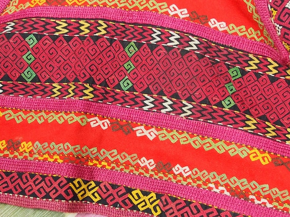 antique hand embroidered nomadic Ethnic  wedding … - image 10