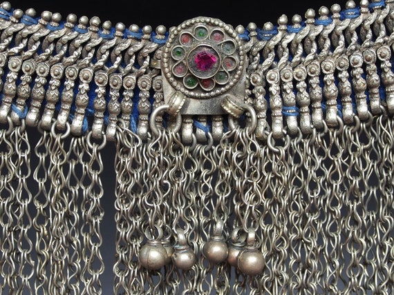 Antique Vintage  Afghan Boho wedding Necklace vil… - image 9