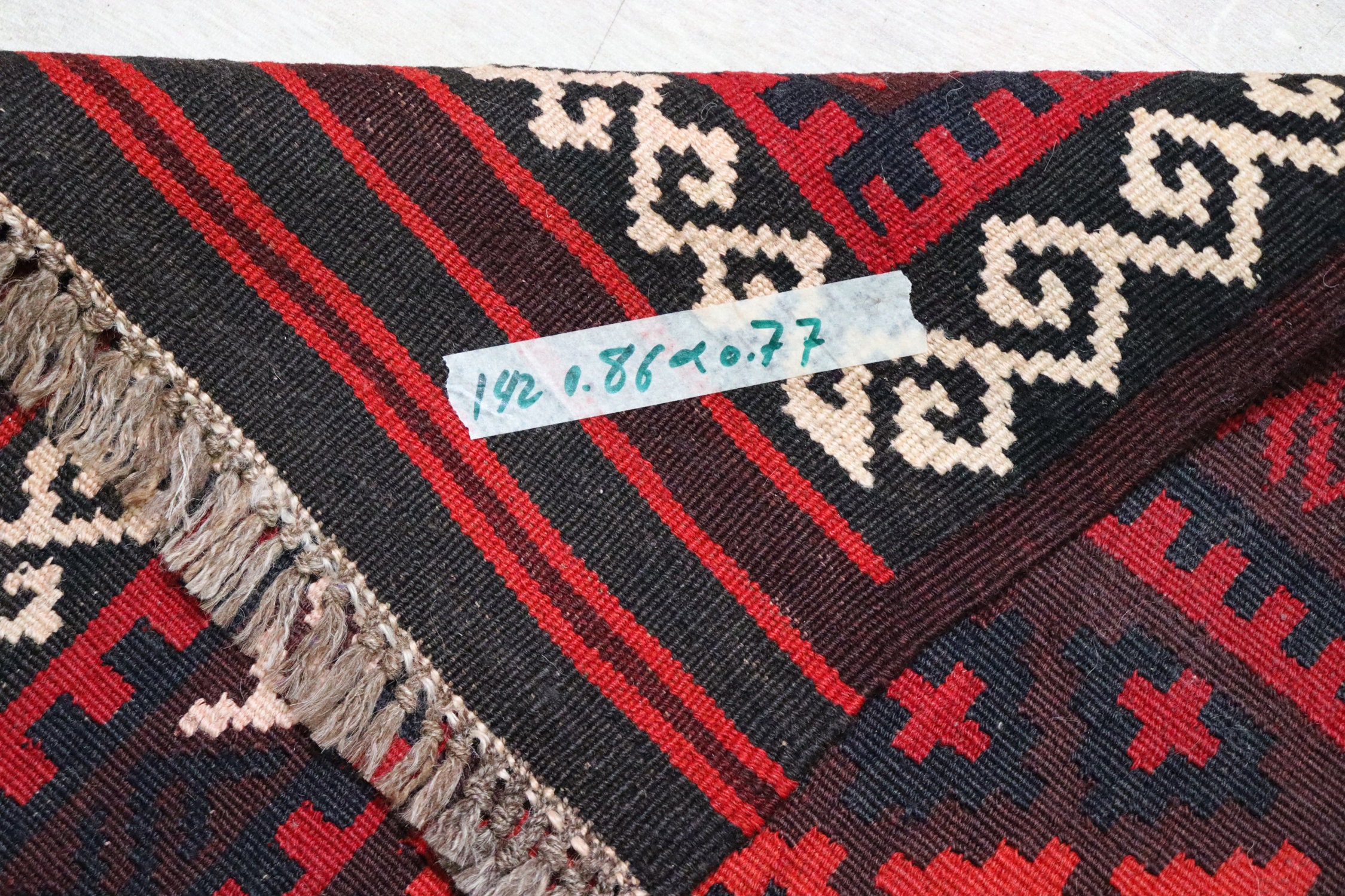 Buy 86x77 Cm Oriental Handmade Nomadic Kilim From North