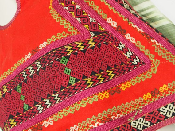 antique hand embroidered nomadic Ethnic  wedding … - image 6