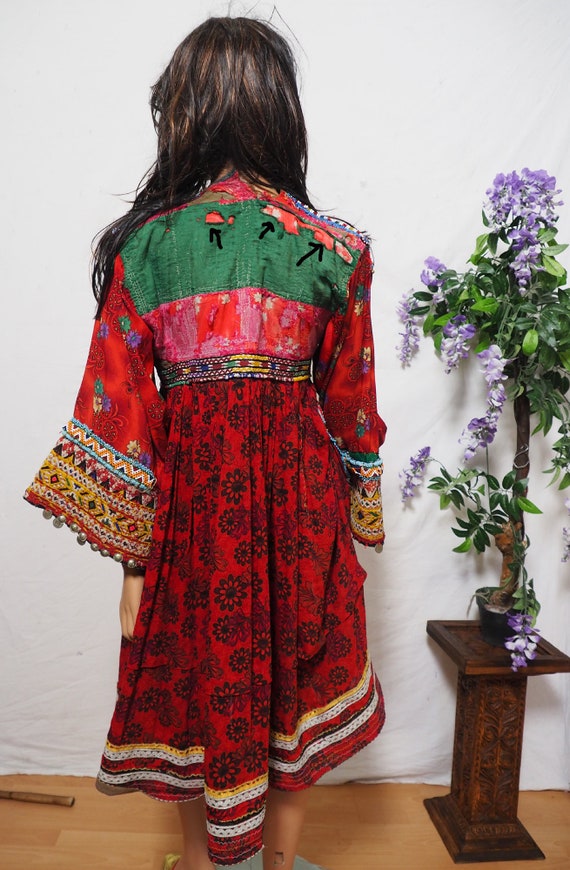 antique hand embroidered nomadic Kuchi Ethnic  we… - image 5