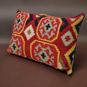 82 x 50 cm vintage orient Afghan kilim nomade coussin de sol coussin bohème 1001-nuit 22/17