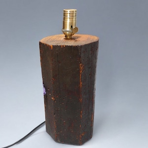 antique wooden table lamp lamp base from Nuristan Afghanistan Swat velly pakistan No:NU3