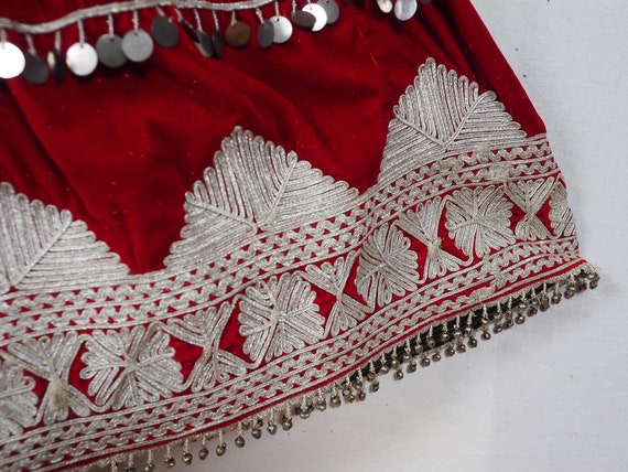 antique hand embroidered nomadic Kuchi Ethnic  Ve… - image 9