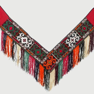 1x アンティーク手刺繍イスラムウズベキスタン刺繍持参金スザニパオ装飾リボンセイゴーシャアフガニスタンまたはウズベキスタン番号:19/Q