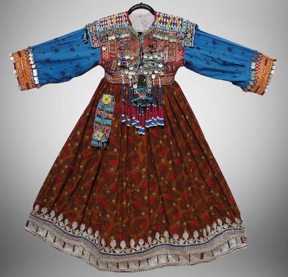 antique hand embroidered nomadic Kuchi Ethnic wed