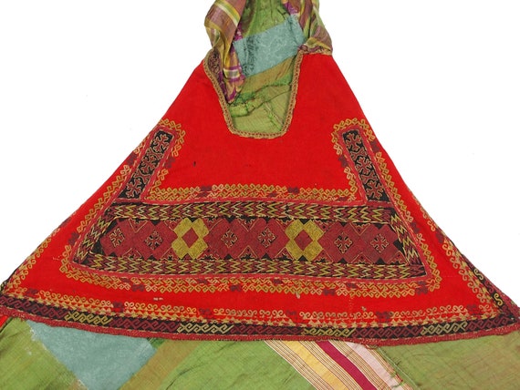 antique hand embroidered nomadic Ethnic  wedding … - image 5