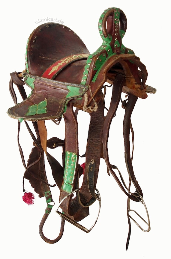 Rare Antique horse Saddle from pakistan / india with Etsy