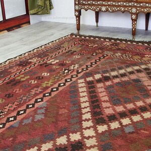 10x6,5 ft huge very rare oriental Fine Afghan natural colors Ghalmouri nomadic Kilim No:243 image 17