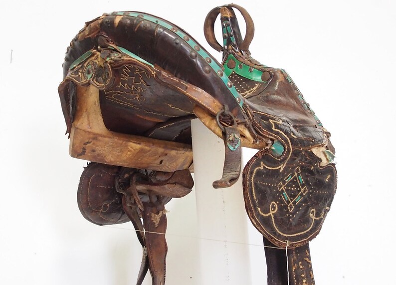 Rare Antique horse Saddle from pakistan / india No1 Etsy