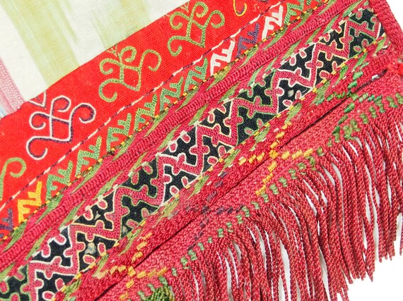 antique hand embroidered nomadic Ethnic  wedding … - image 9