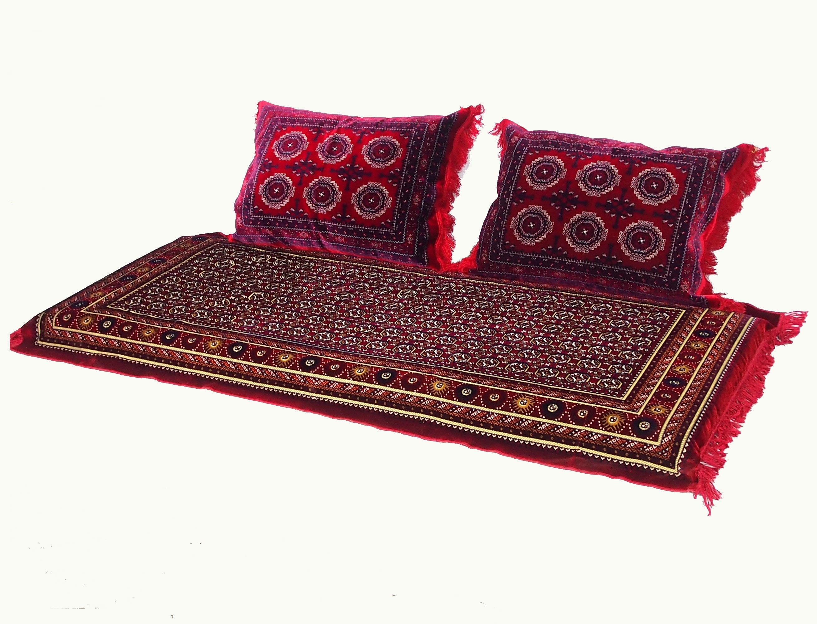 190x75 cm orient Afghan nomad rug seat cushions floor cushion Etsy