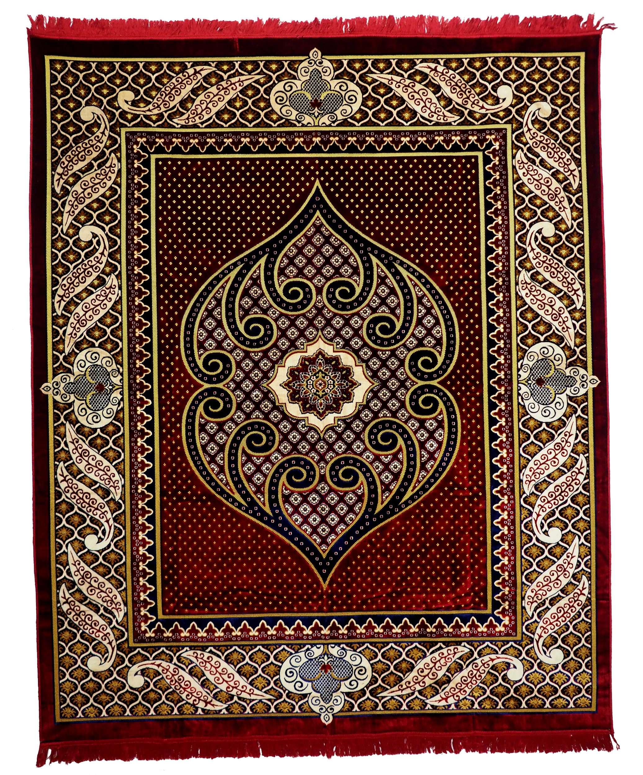 250x200 Cm Velvety Carpet Rug for Oriental Sitting Area Arabic Majlis ...