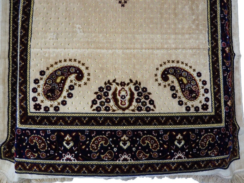 3er Set 1x Sitzkissen 2 Kissen handgefertigt Afghan sitzkissen Teppich Orient Sitzecke majlis Sofa Bodenkissen Sitzgruppe توشک beige Bild 7