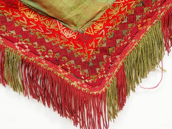 antique hand embroidered nomadic Ethnic  wedding … - image 7