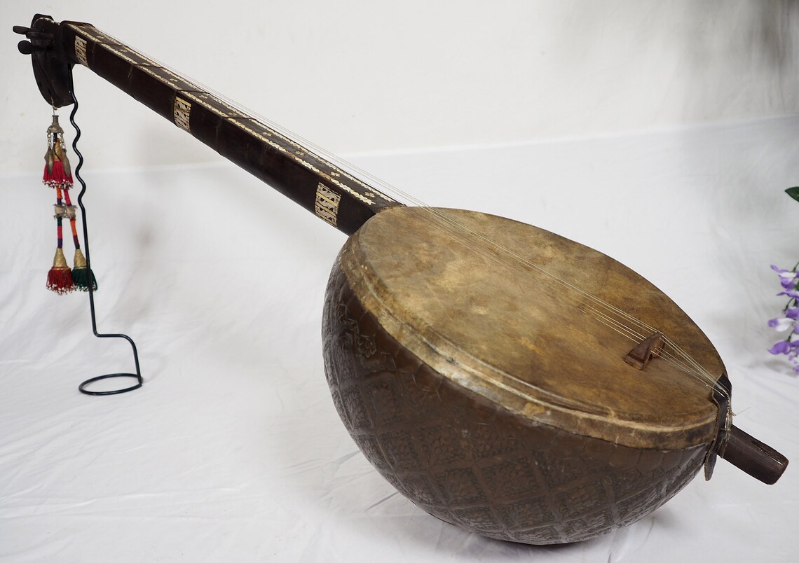Antique afghan folk music instrument Tambur Tanbur tanboor Etsy