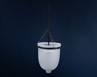 Colonial Bell Jar Glass Lantern Lamps Hangs Light Glass Pendant lamp Glass Hundi Pendant Lamp lanterns Frosted glass and clear glass 23