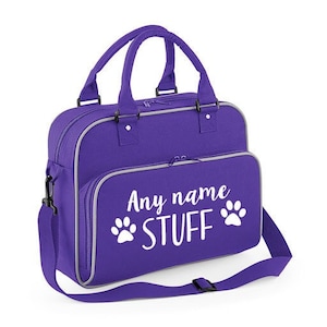 Spoilt Rotten Pets Holdall Grooming Bag Pets Accessory Bag Holdall, Gift For Dog Cat Owner Travel Bag Pets Personalised Choice of Colours UK