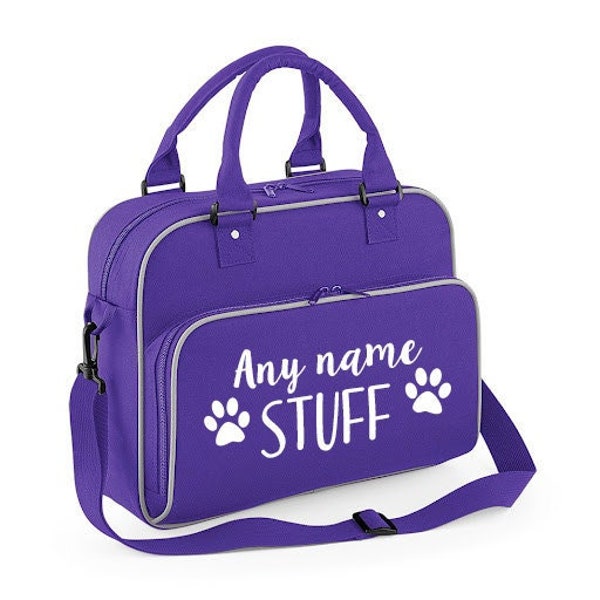 Spoilt Rotten Pets Holdall Grooming Bag Pets Accessory Bag Holdall, Gift For Dog Cat Owner Travel Bag Pets Personalised Choice of Colours UK