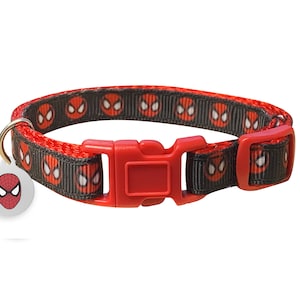 Spoilt Rotten Pets Spider Cat Head Cat Collar Safety Buckle Handmade In The UK