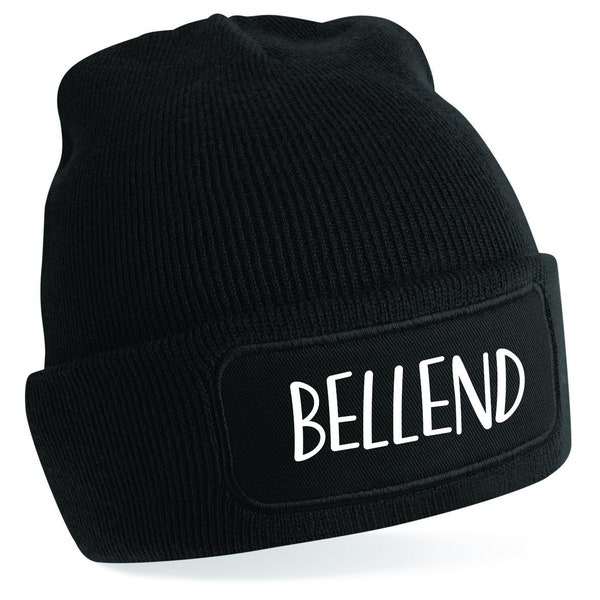 Spoilt Rotten Pets Bellend Rude Adult Range of Black Beanie Hats Woolly Winter Hat Secret Santa Birthday Funny Joke Gift