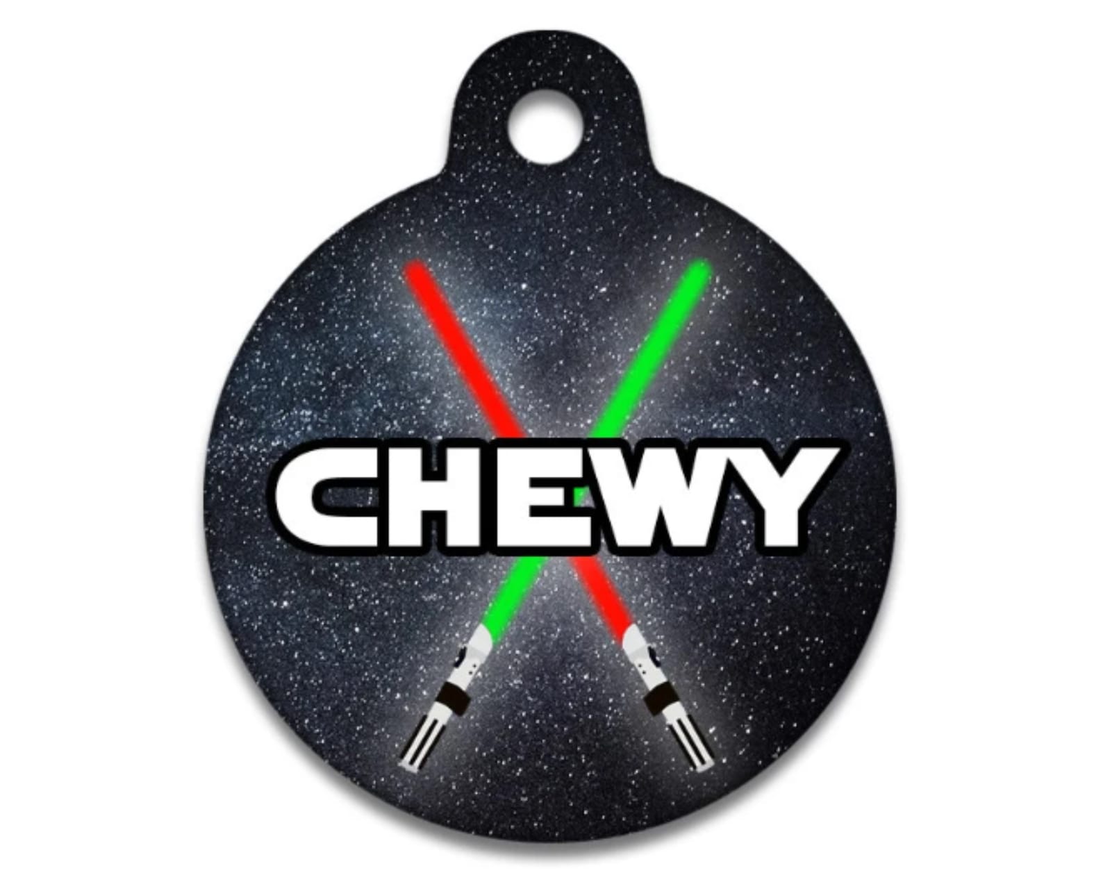 Pet ID Tag Star Wars Ewok Inspired Dog tag Cat Tag Pet image 1