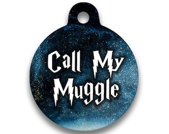 Spoilt Rotten Pets Call My Muggle Dog Cat Puppy Pet Identity Tag Custom Printed Personalised with Your Dog or Cats Name & Contact Details