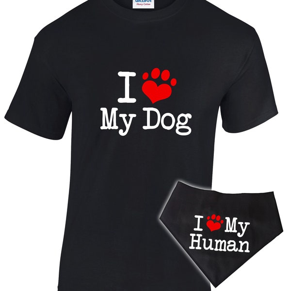 Human Matching Dog Bandana and Shirt Etsy
