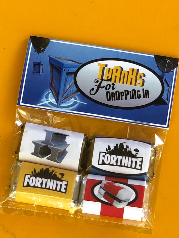 Fortnite birthdayfortnite favorsSUPPLY DROP printable tags | Etsy