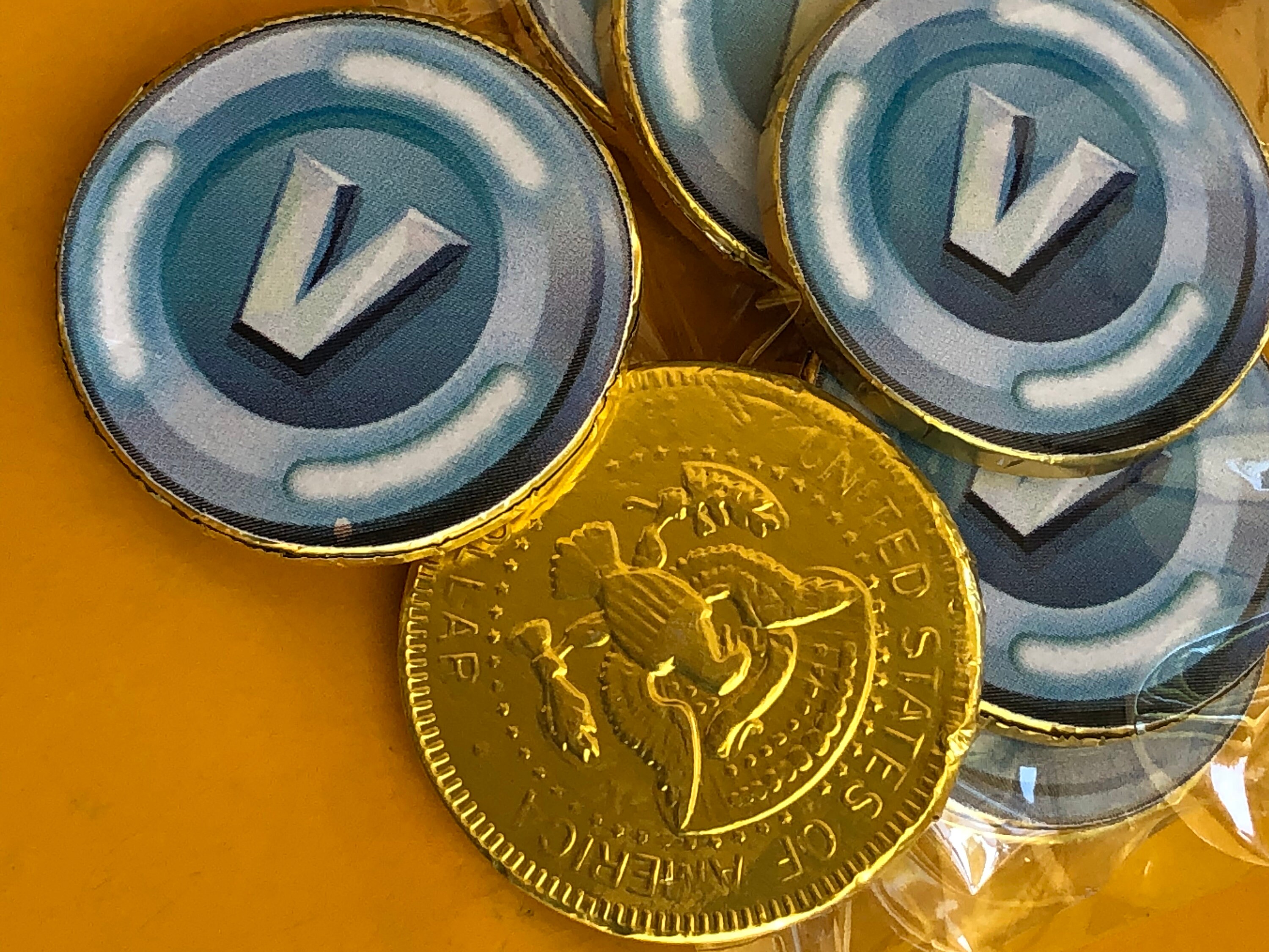Fortnite BirthdayV BUCKSAssembled Chocolate Coin V Bucks Etsy