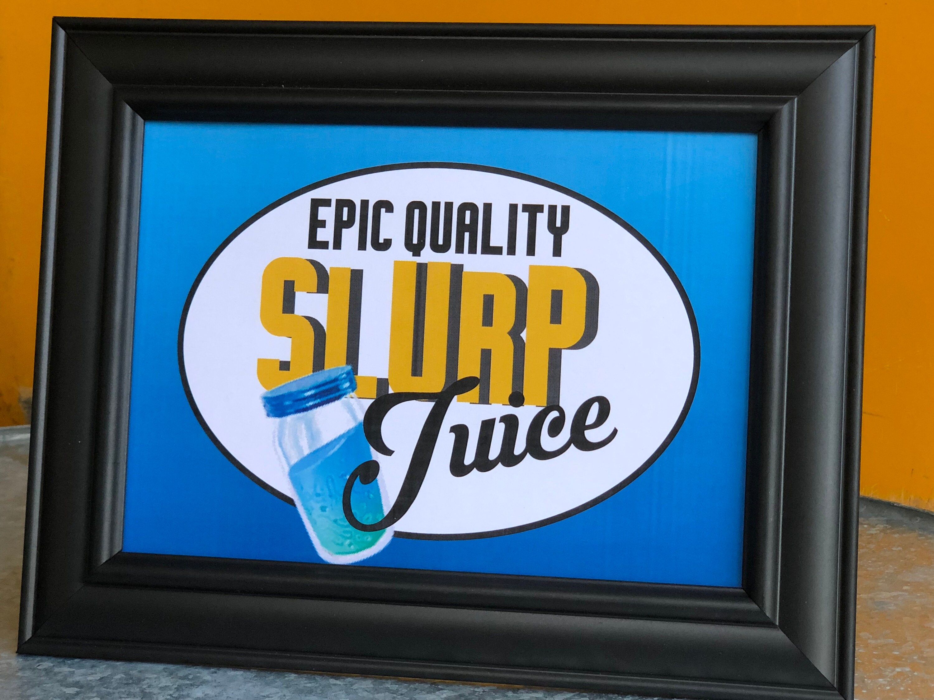 Fortnite birthday party SLURP JUICE printable fortnight