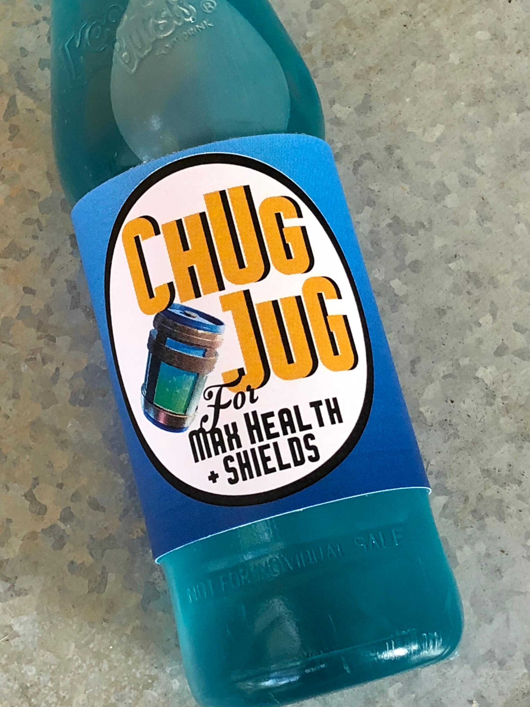 Fortnite birthday CHUG JUG printable bottle wraps Gatorade