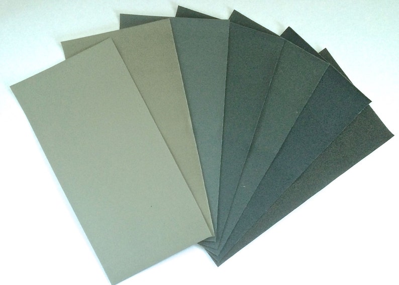 Micromesh Grit Sanding Sheets Assorted Grits Sheet Size 15.2 Cm X 7.6 Cm aprox 6 X 3 Inches Etsy