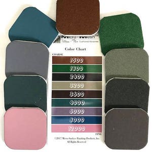 Micro-Mesh Assorted Polishing Soft Pads. 9 Pack