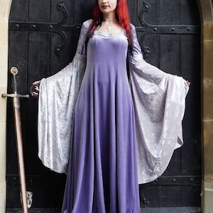 Fantasy reenactment dress, Elven, Requiem Dress, Cosplay, Medieval, Elf Costume, Larp, Arwen, Renfaire, Pre Raphaelite, Waterhouse, Fantasy
