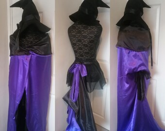 Grand High Witch, Witches Cape, Anjelica Huston, Cape, Cosplay, Cloak, Halloween, Gothic, Pagan, Ritual, Wiccan, Costume, Goth, Vampire