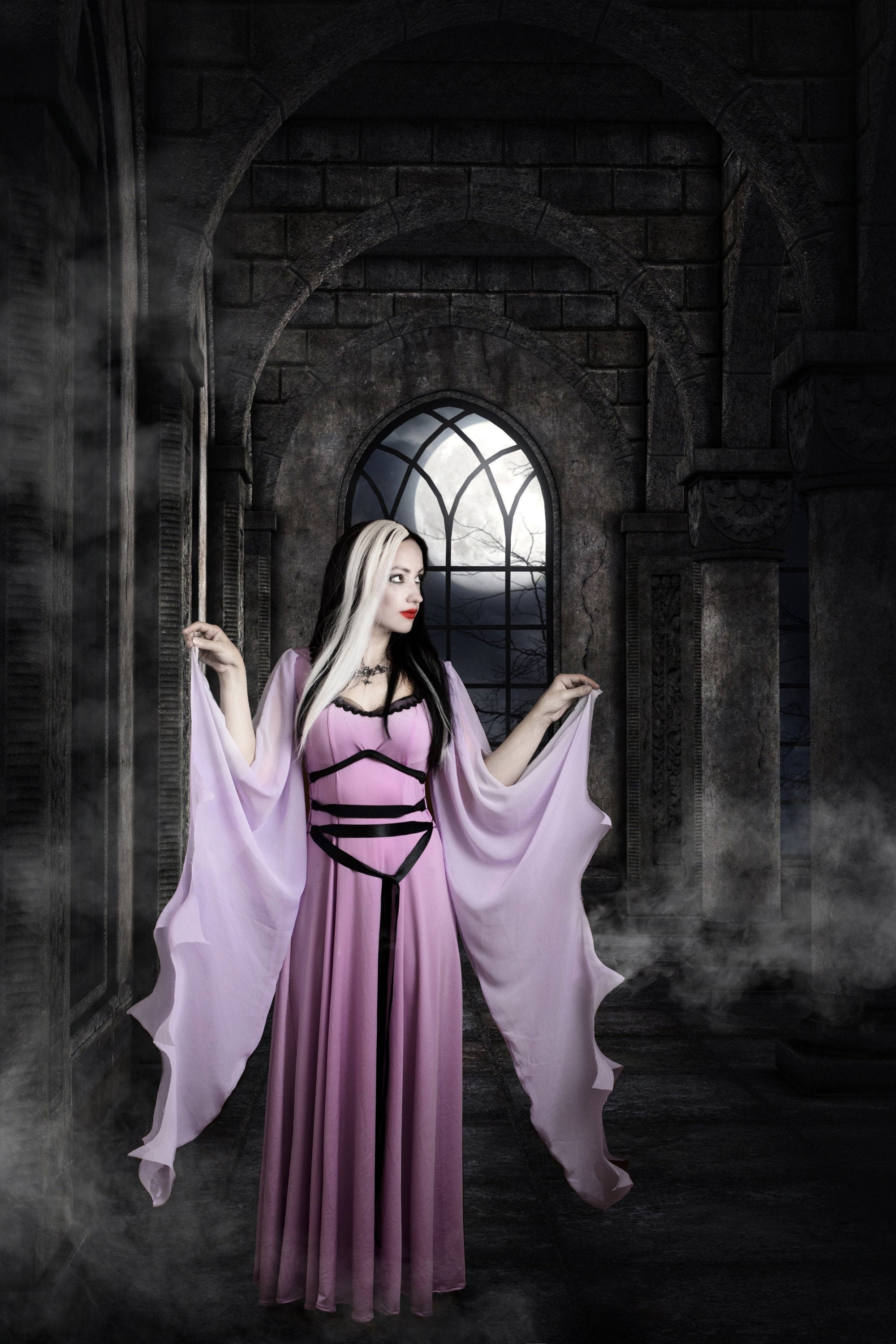 Vestido de Lily Munster todos los tamaños / colores - Etsy España Vestido de Lily Munster todos los tamaños / colores - Etsy España