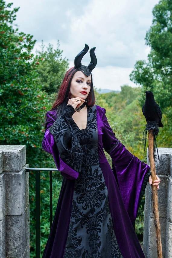 Halloween Gothic Dress Witch Goth Queen Pagan Handfasting Regal Vampire  Fairy Elven -  Canada