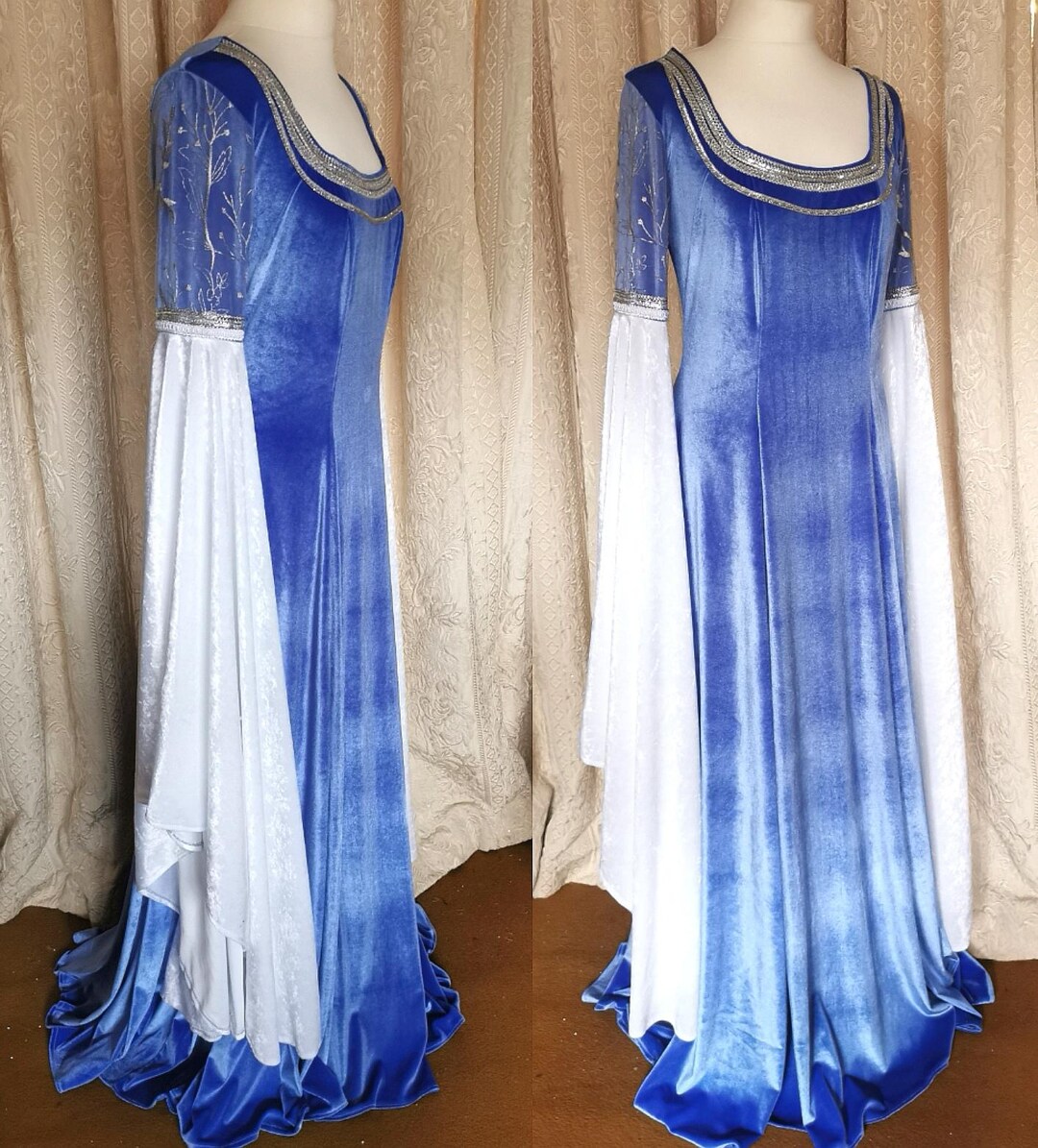 Fantasy Reenactment Dress, Elven, Requiem Dress, Cosplay, Medieval