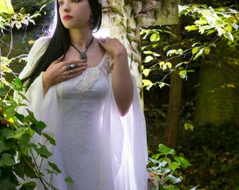 Ophelia Dress, Pre Raphaelite, Handfasting dress, Waterhouse, Medieval dress, Fairy, Elven, Renaissance, Pagan dress, Larp, Elven wedding