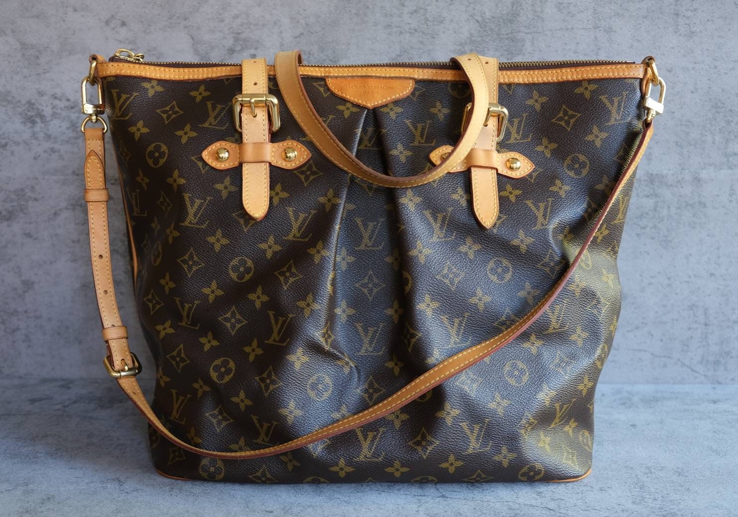 Louis Vuitton, Bags, Louis Vuitton Monogram Canvas Palermo Gm Shoulder Bag