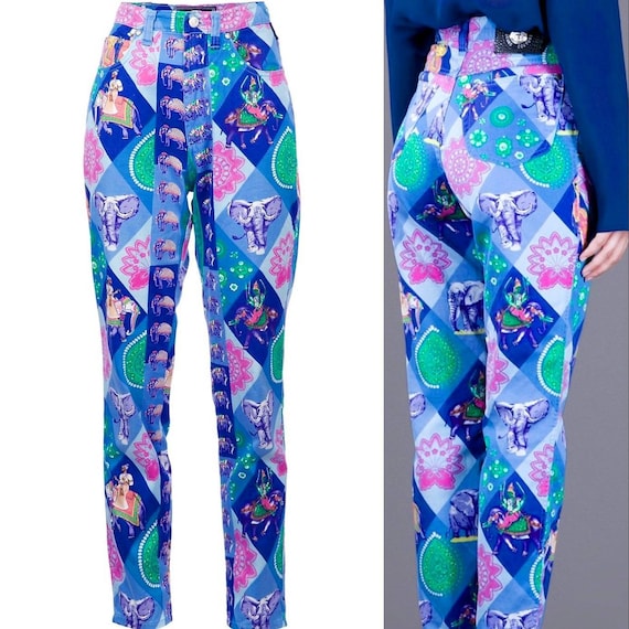 Vintage Gianni Versace Printed Pants